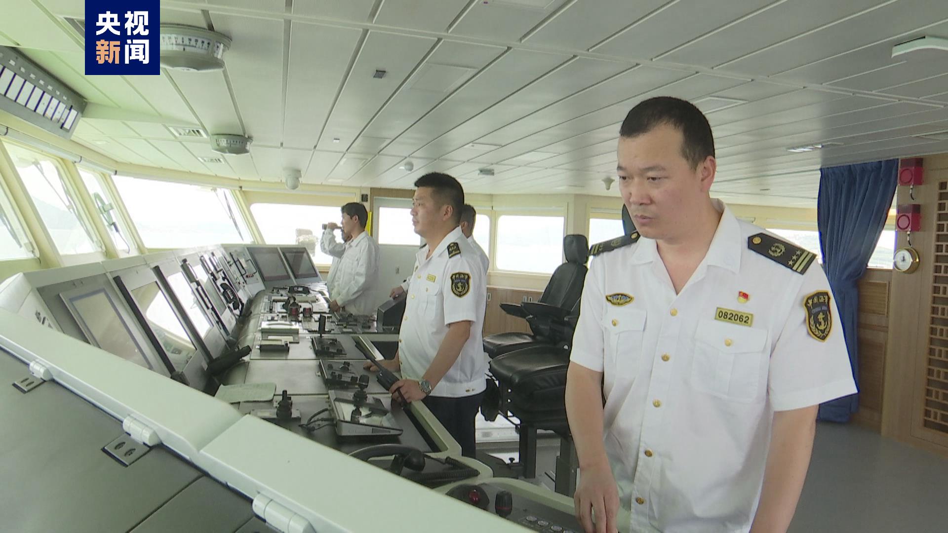 台湾海峡大型巡航救助船“海巡06”轮首次巡航执法活动7月31日启动