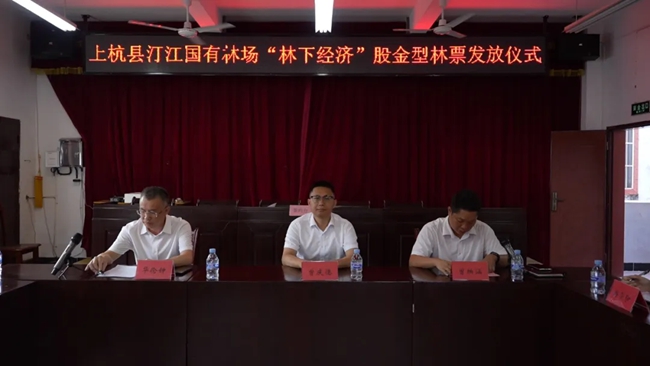 林票发放仪式